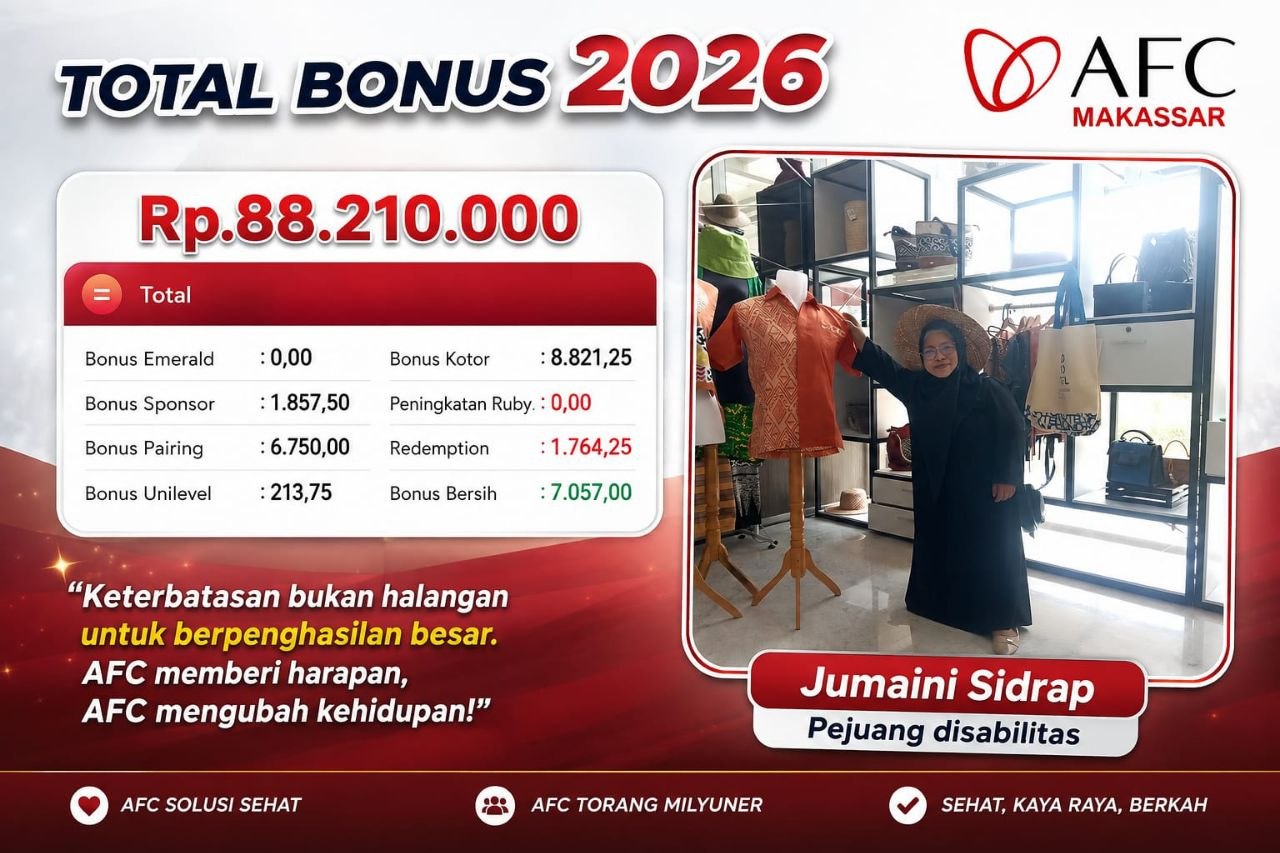 Testimoni Bonus AFC Jepang