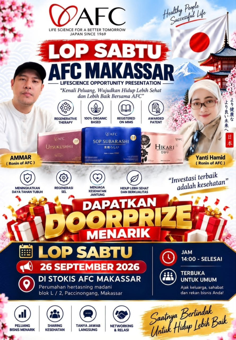 LOP AFC Makassar 26 September 2026
